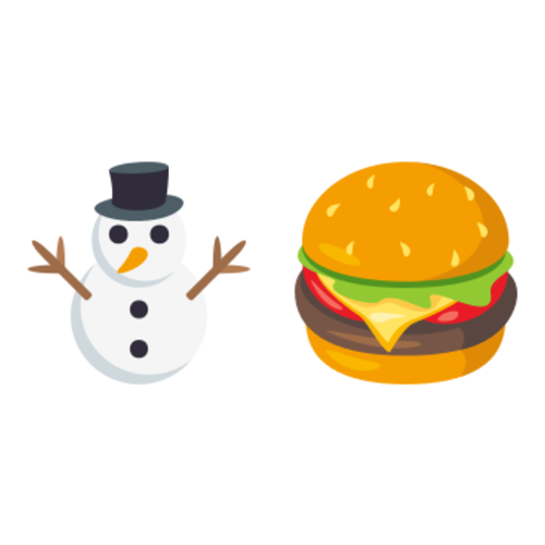⛄🍔 Emoji Domain EmojiOne rendering